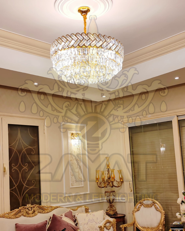 نجفة كريستال 622-80 Stainless steel