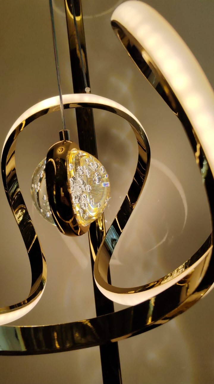 ✨ نجفة LED مودرن بتصميم فاخر – ZAYAT - الصورة 10
