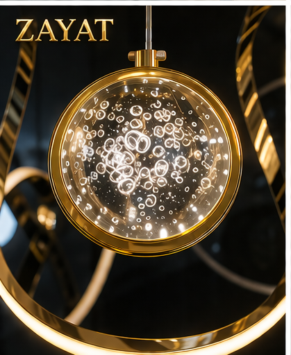 ✨ نجفة LED مودرن بتصميم فاخر – ZAYAT - الصورة 5