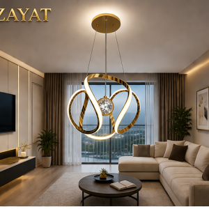 Alternative view of ✨ نجفة LED مودرن بتصميم فاخر – ZAYAT